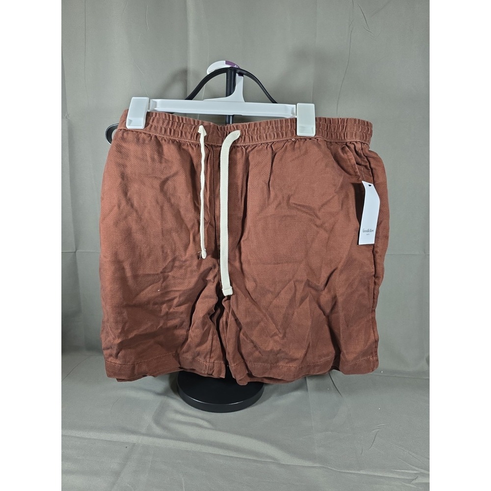 Goodfellow & Co‎ The Vintage Collection Pull On Shorts Brown 7" Men's Size XL